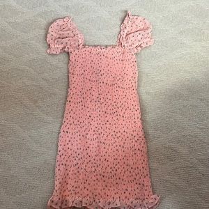 Pink floral guess dress